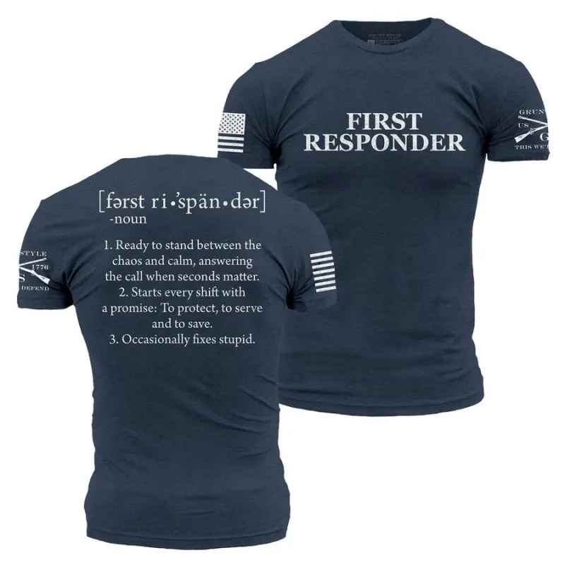 First Responder Defined - Midnight Navy sold by Grunt Style