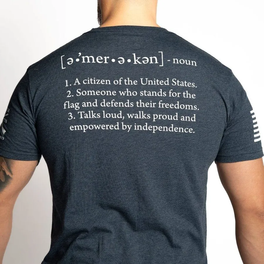 American Defined T-Shirt - Midnight Navy sold by Grunt Style product image thumbnail 4