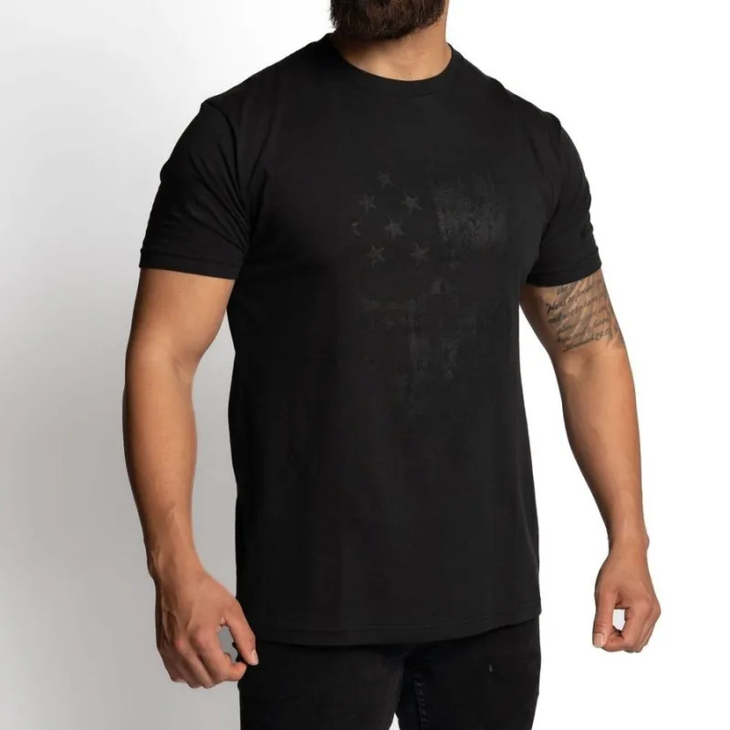 Blackout American Reaper T-Shirt - Black sold by Grunt Style