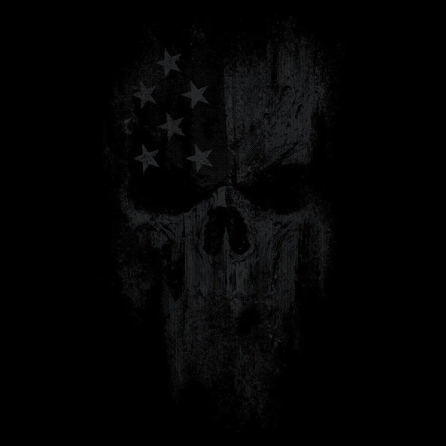 Blackout American Reaper T-Shirt - Black sold by Grunt Style product image thumbnail 2