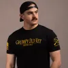 Grumpy Old Vet T-Shirt - Black sold by Grunt Style