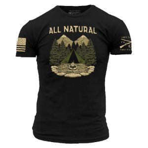 All Natural T-Shirt - Black sold by Grunt Style