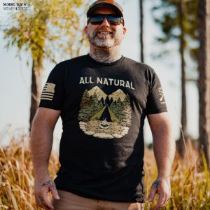 All Natural T-Shirt - Black sold by Grunt Style