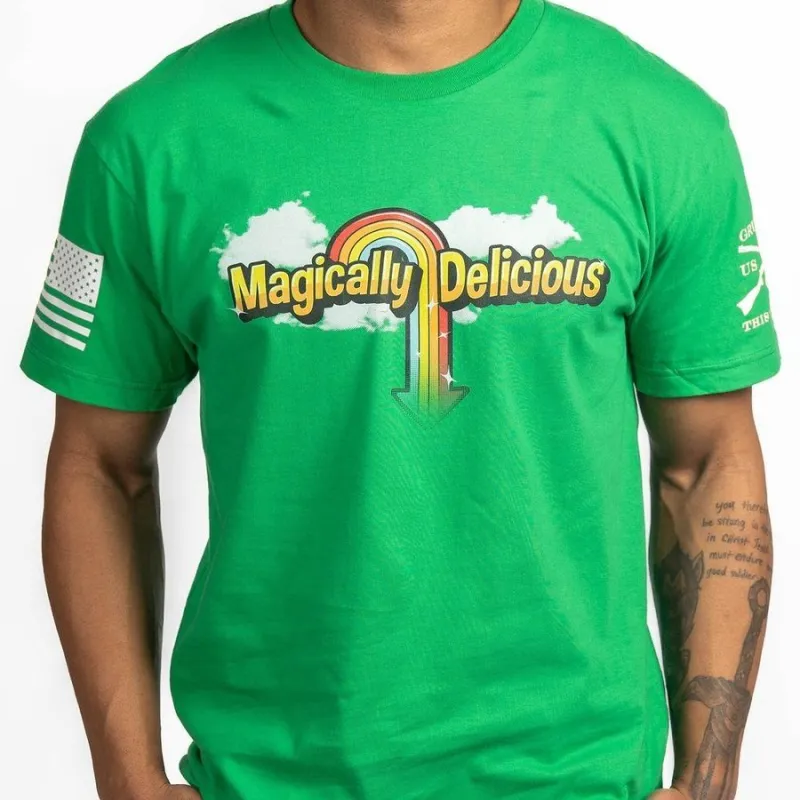Magically Delicious T-Shirt - Kelly Green sold by Grunt Style