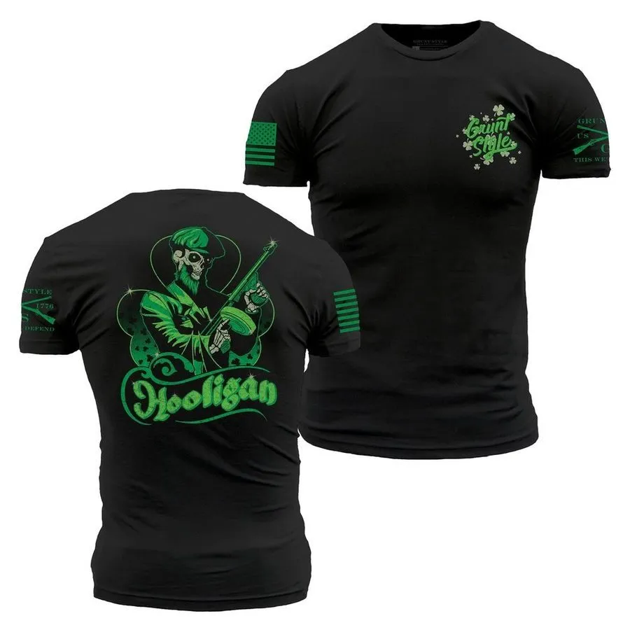 Hooligan T-Shirt - Black sold by Grunt Style