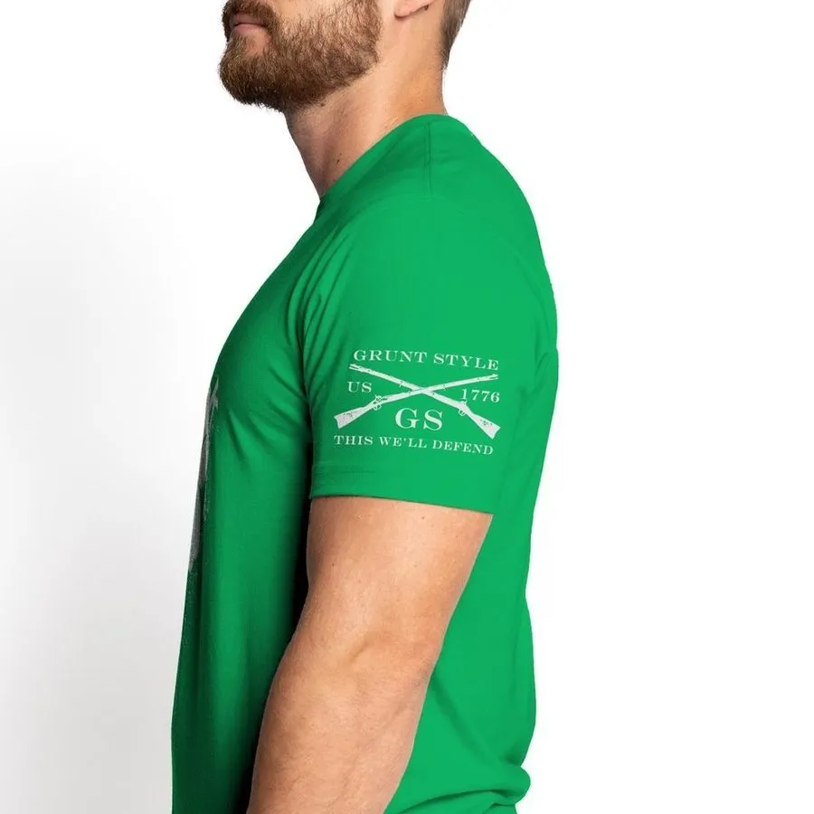 GEAD Clover T-Shirt - Kelly Green sold by Grunt Style product image thumbnail 5