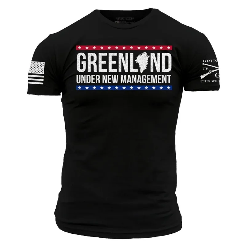 Under New Management T-Shirt - Black sold by Grunt Style