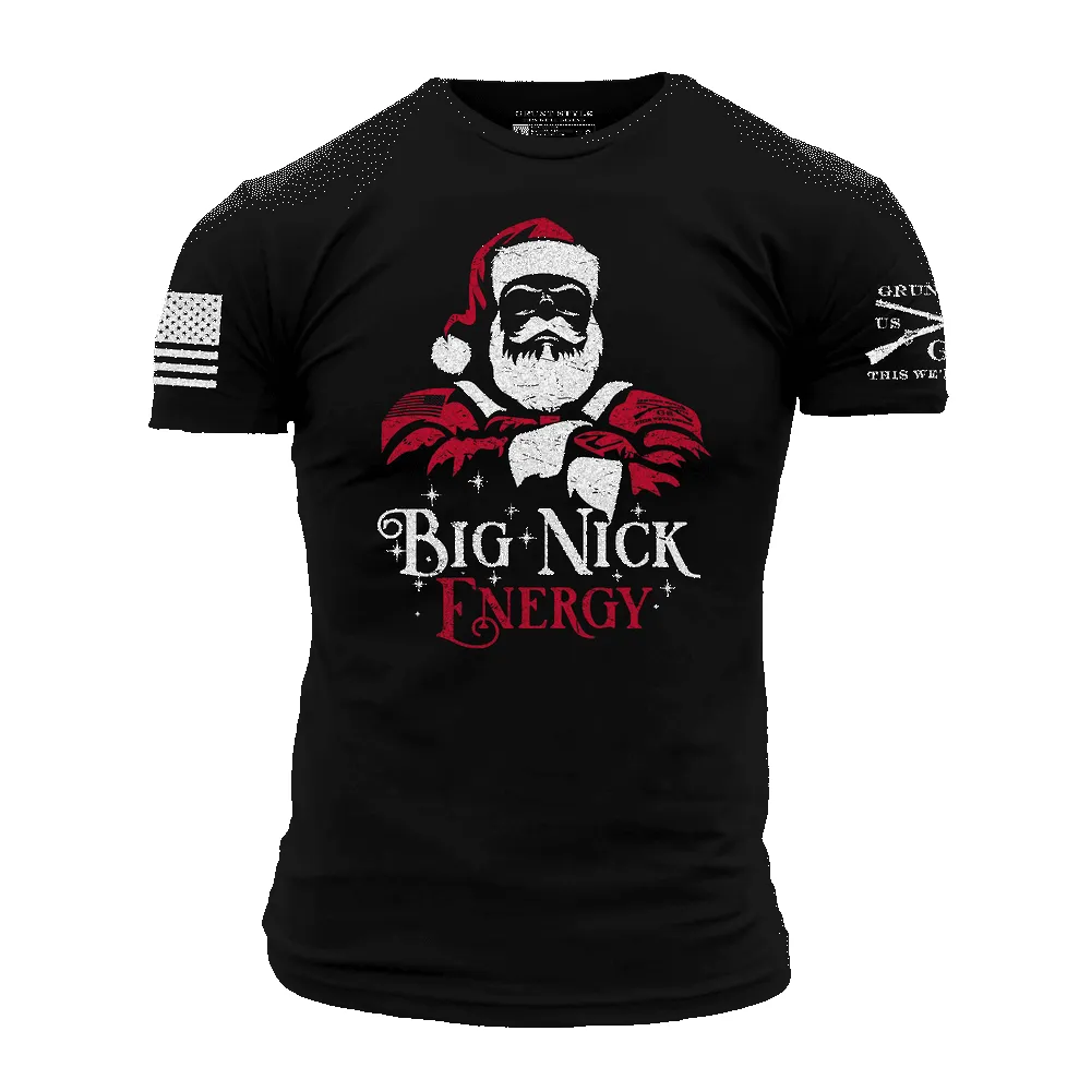 Big Nick Energy T-Shirt - Black sold by Grunt Style
