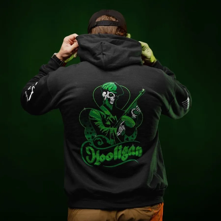 Hooligan Hoodie - Black sold by Grunt Style product image thumbnail 4