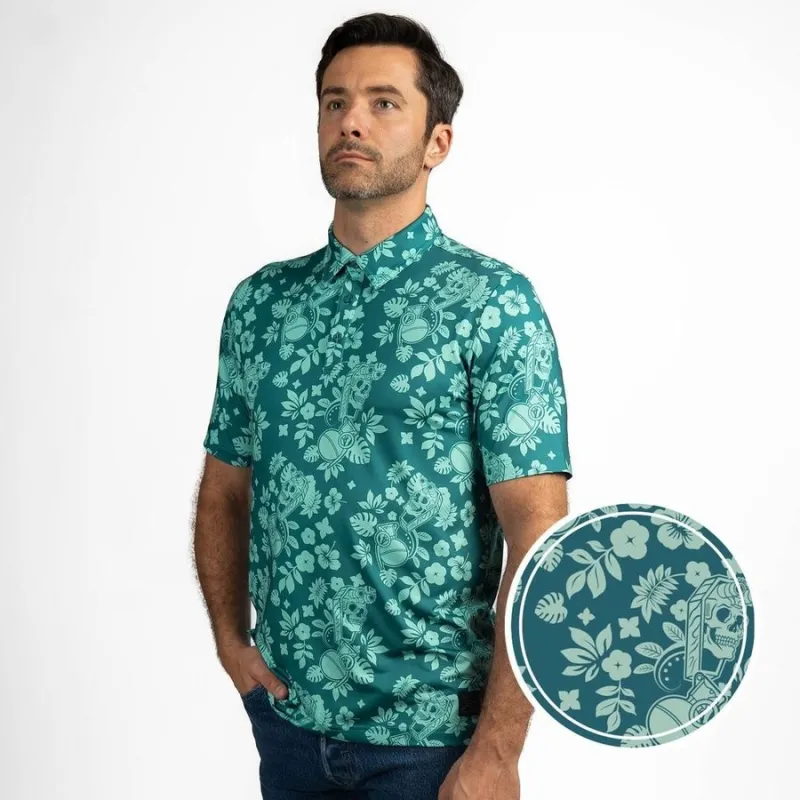 Men's Polo - Tropical Death Harbor made by Grunt Style