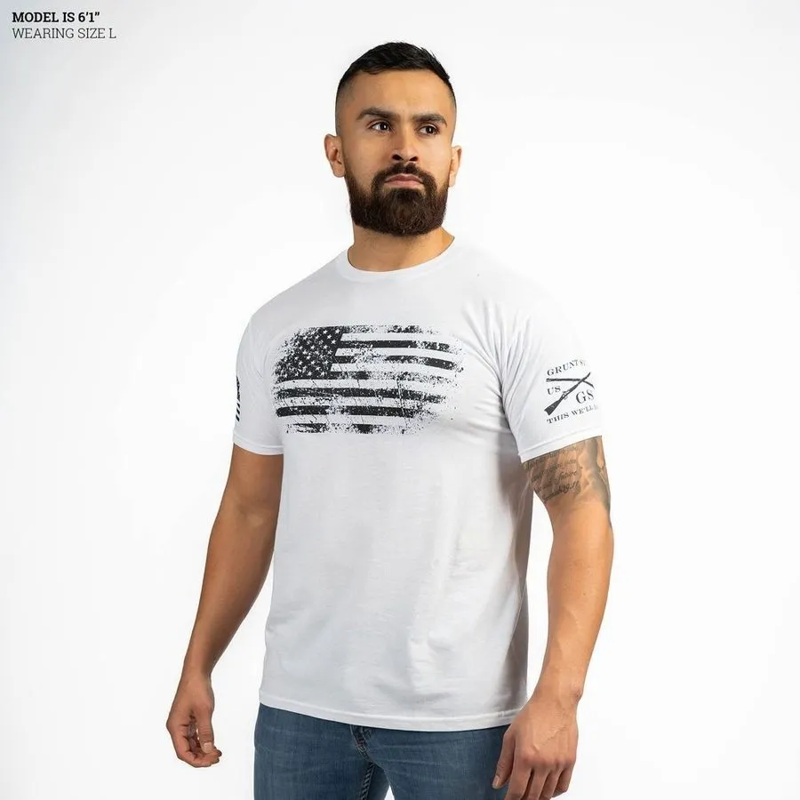 Vintage American T-Shirt - White sold by Grunt Style product image thumbnail 3