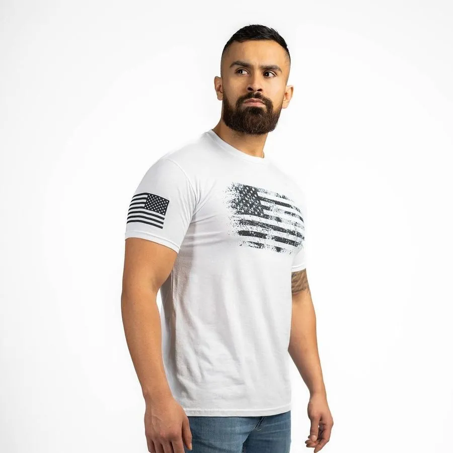 Vintage American T-Shirt - White sold by Grunt Style product image thumbnail 4