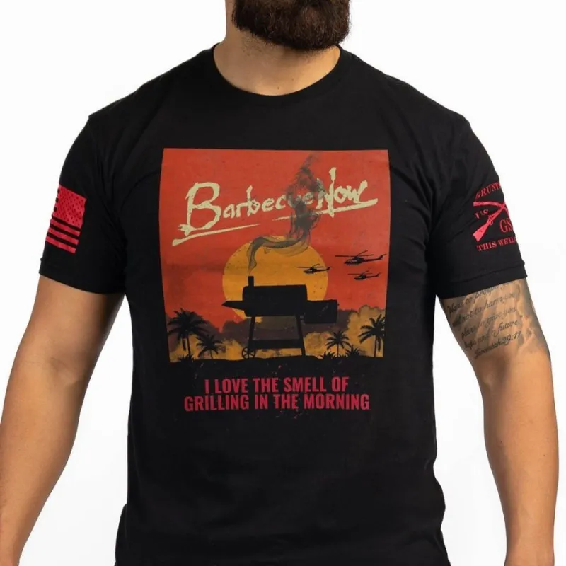 Barbecue Now T-Shirt - Black made by Grunt Style