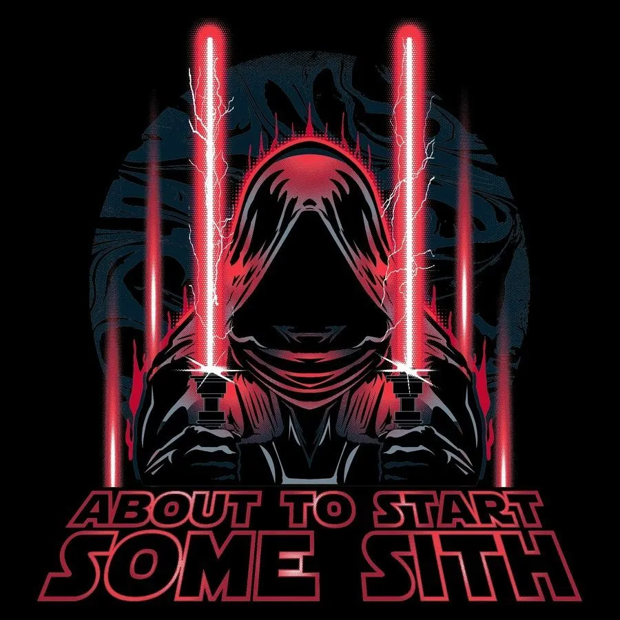 Start Some Sith T-Shirt - Black sold by Grunt Style product image thumbnail 2