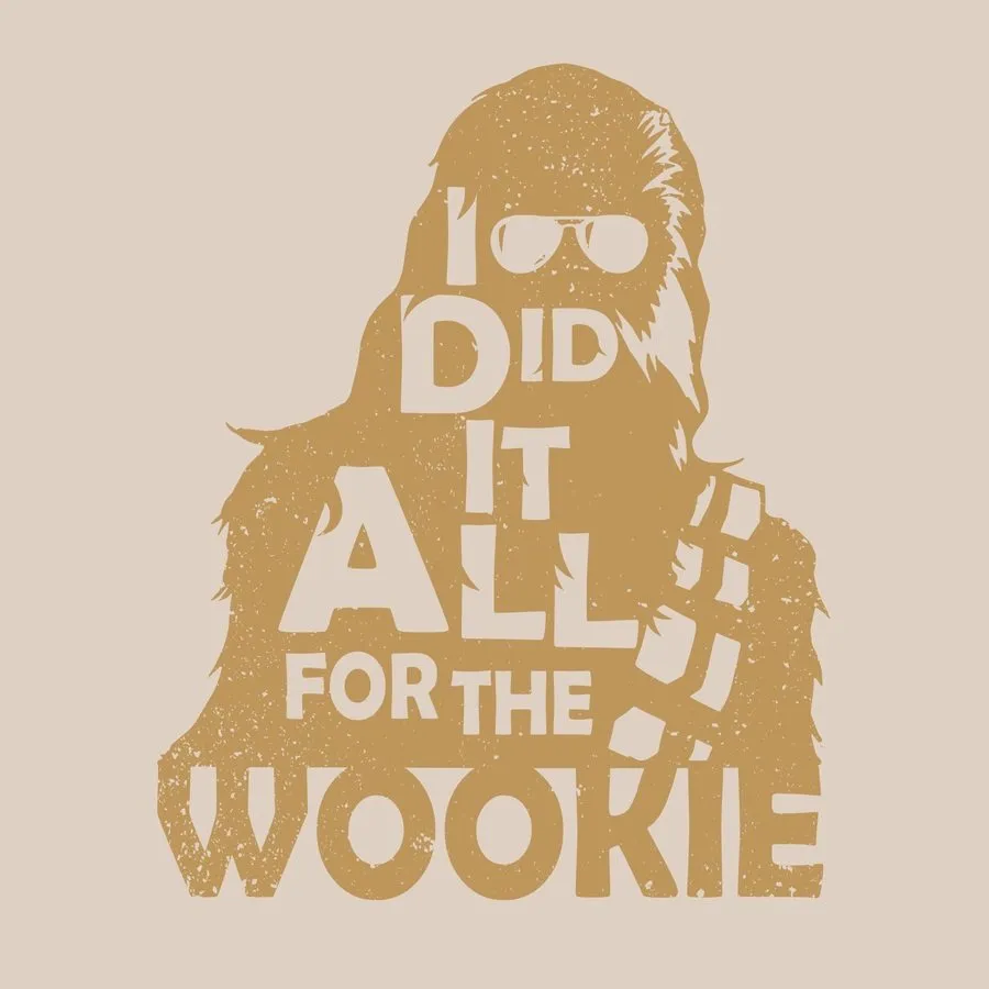 For The Wookie T-Shirt - Sand sold by Grunt Style product image thumbnail 2