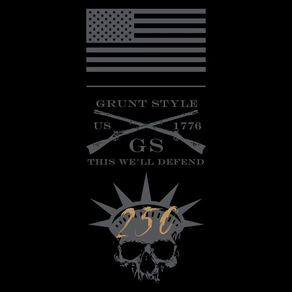 Happy Birthday America T-Shirt - Black sold by Grunt Style product image thumbnail 3