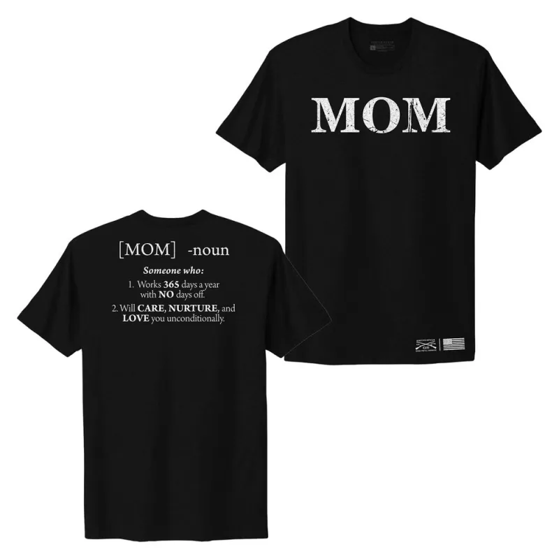 Mom Defined 2.0 Boyfriend Fit T-Shirt - Black made by Grunt Style