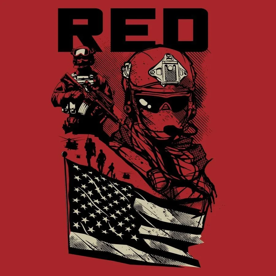 Women's Mission RED Slim Fit T-Shirt - Red sold by Grunt Style product image thumbnail 4