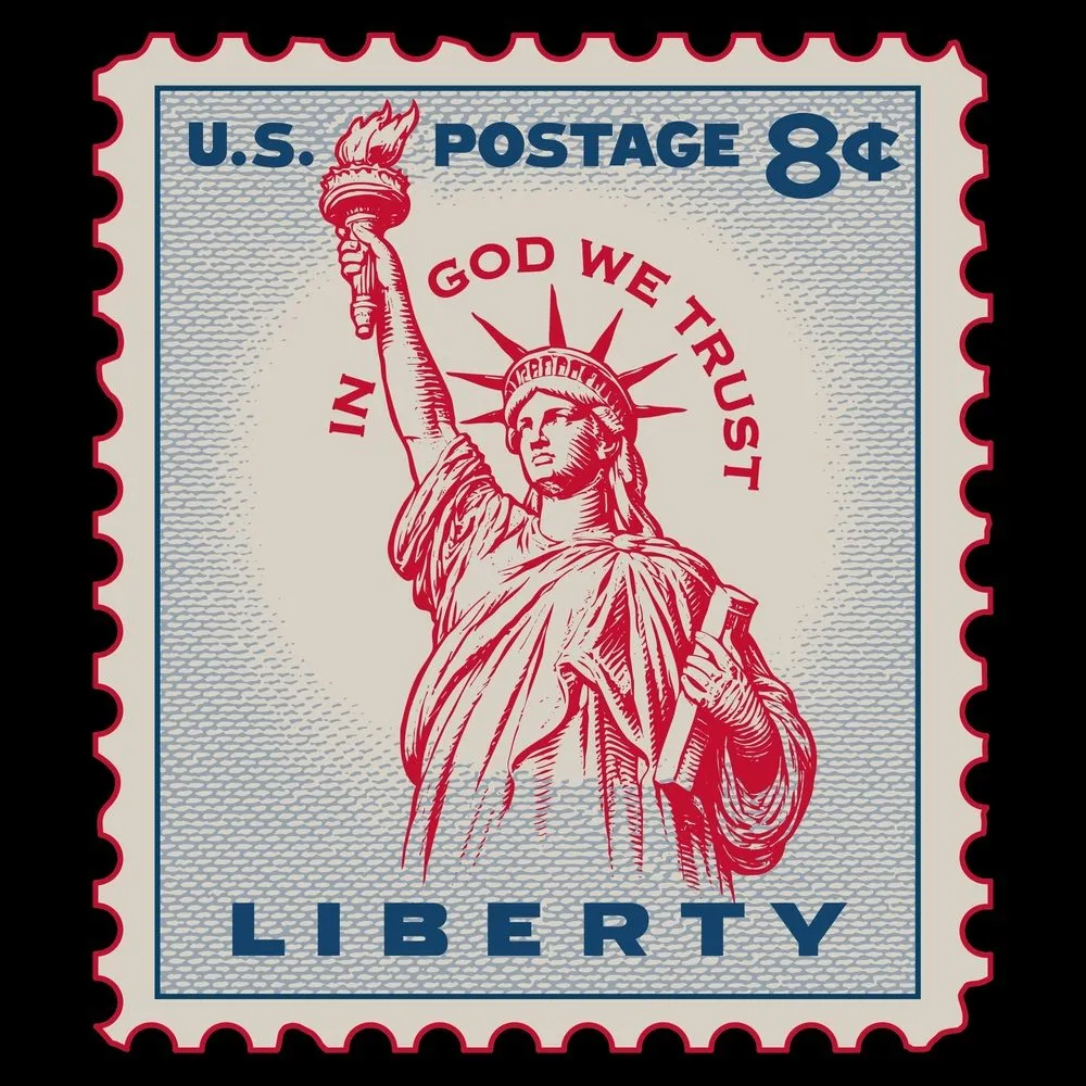 In God We Trust T-Shirt - Black sold by Grunt Style product image thumbnail 2