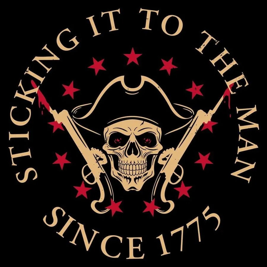 Sticking It To The Man T-Shirt - Black sold by Grunt Style product image thumbnail 3
