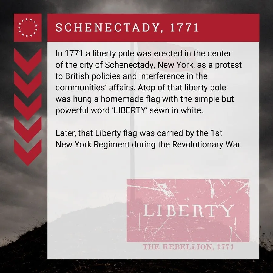 Liberty 1771 Flag T-Shirt - Black sold by Grunt Style product image thumbnail 2