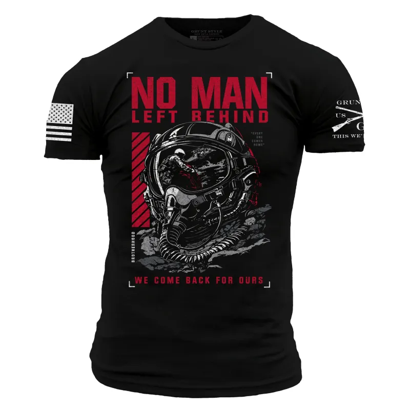 No Man Left Behind T-Shirt - Black made by Grunt Style