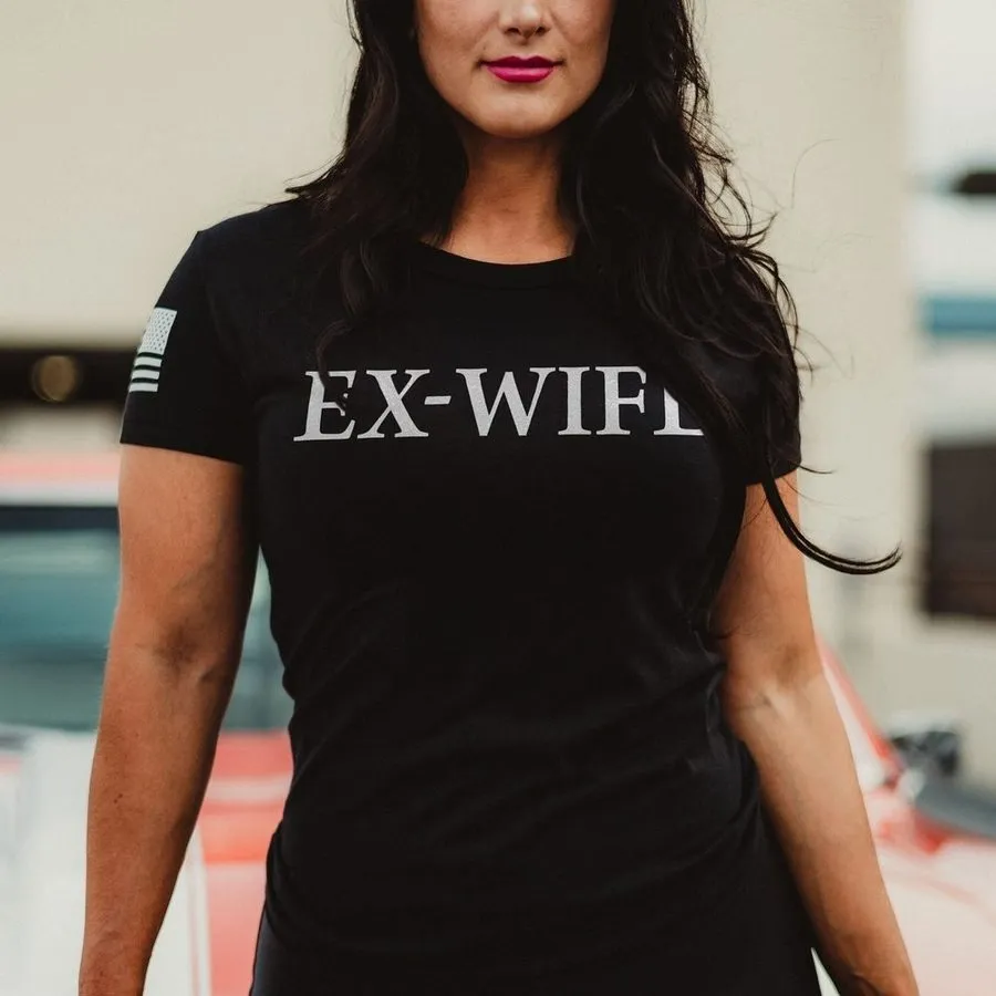 Ex-Wife Defined Slim Fit T-Shirt - Black sold by Grunt Style product image thumbnail 2