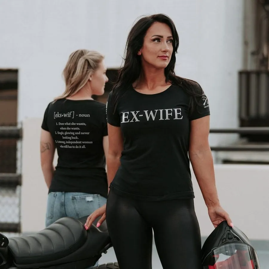 Ex-Wife Defined Slim Fit T-Shirt - Black sold by Grunt Style product image thumbnail 3