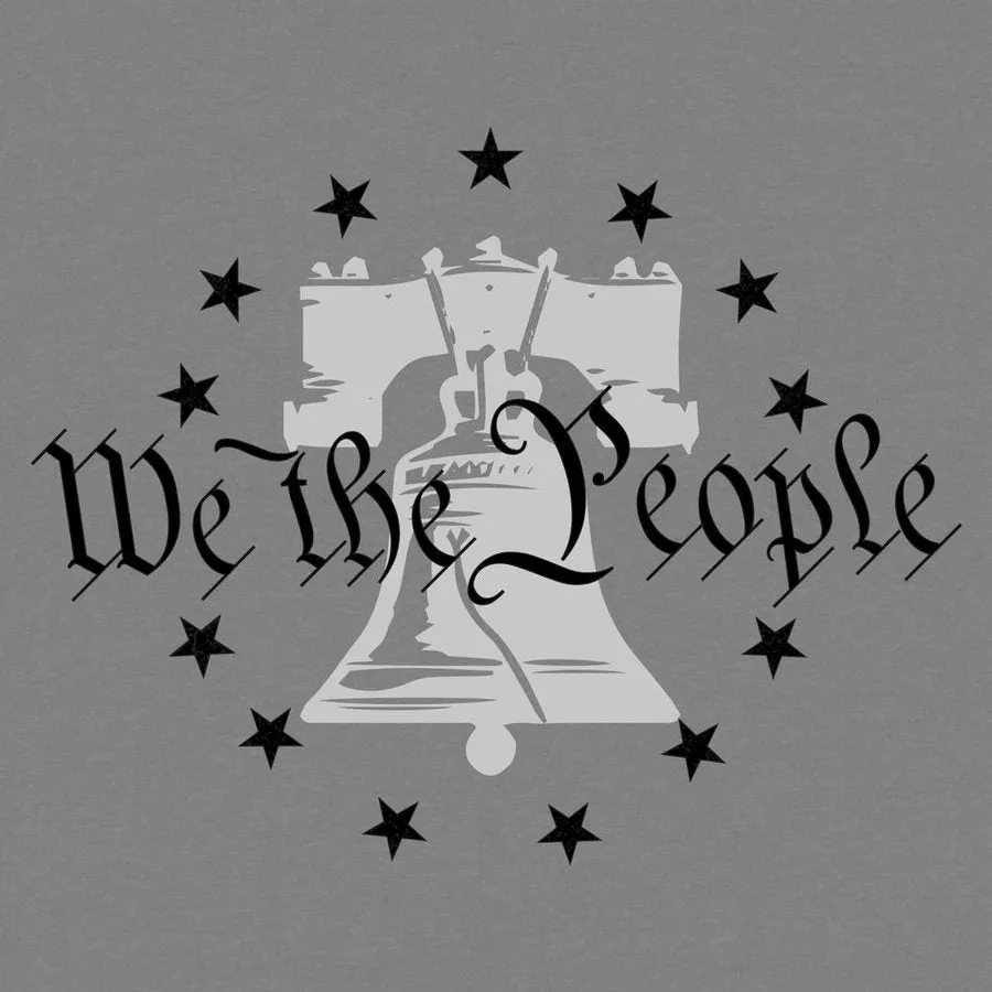 We The People T-Shirt - Dark Heather Gray sold by Grunt Style product image thumbnail 5