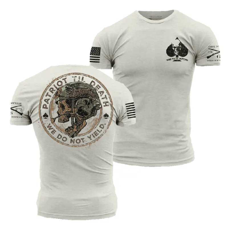 Patriot Seal T-Shirt - Sand made by Grunt Style