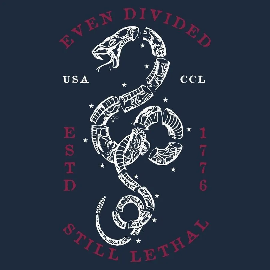 Women's Even Divided Boyfriend Fit T-Shirt - Midnight Navy sold by Grunt Style product image thumbnail 5