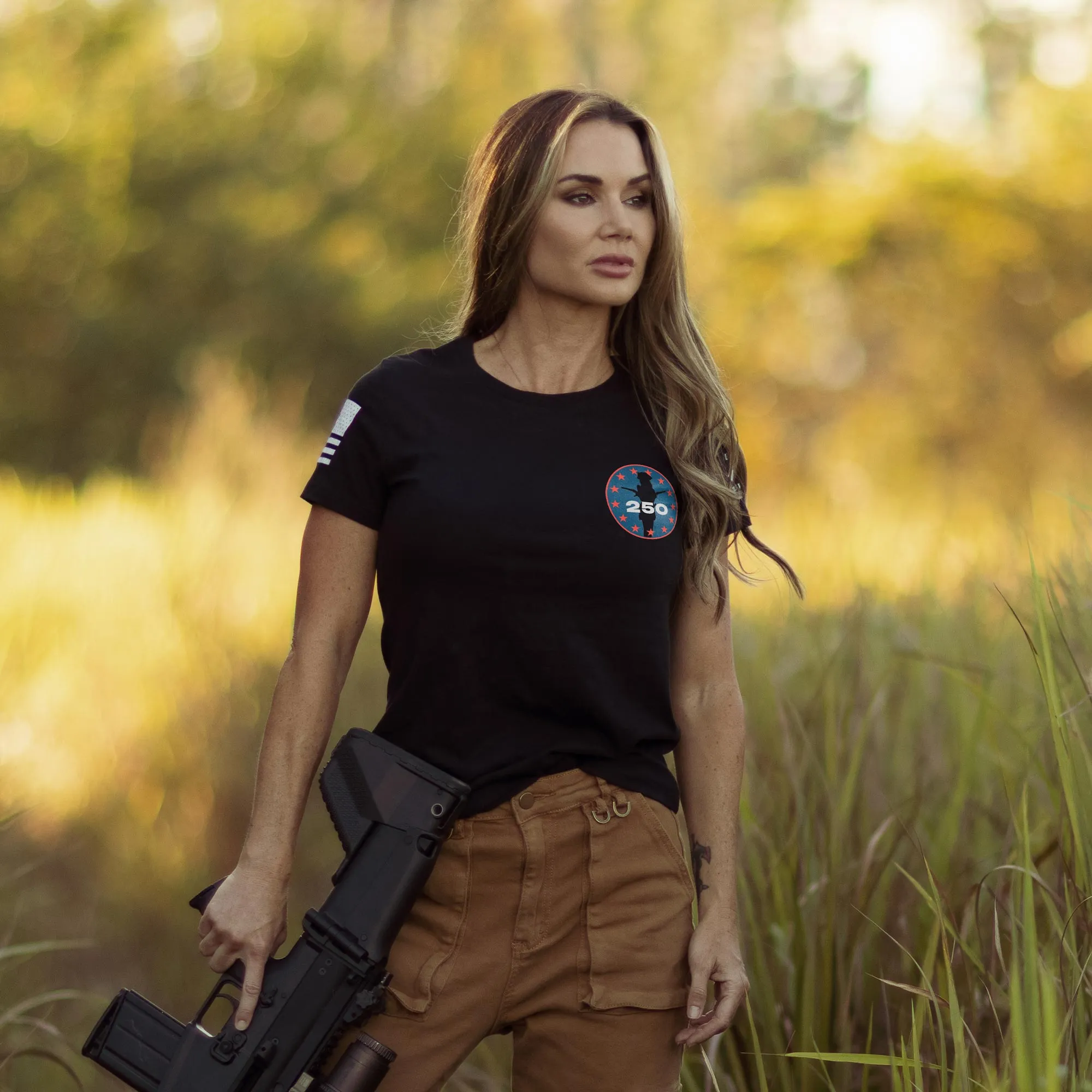 Women's Rebel Slim Fit T-Shirt - Black sold by Grunt Style product image thumbnail 4