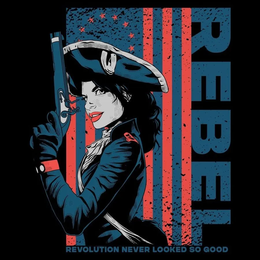 Women's Rebel Slim Fit T-Shirt - Black sold by Grunt Style product image thumbnail 5