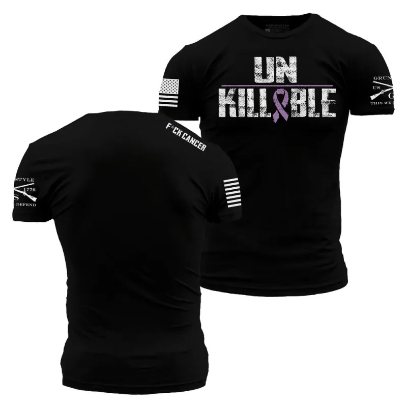 Unkillable T-Shirt - Black made by Grunt Style