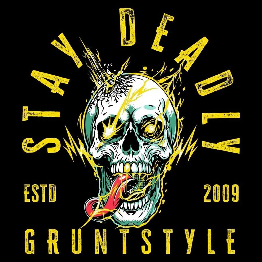 Stay Deadly T-Shirt - Black sold by Grunt Style product image thumbnail 3