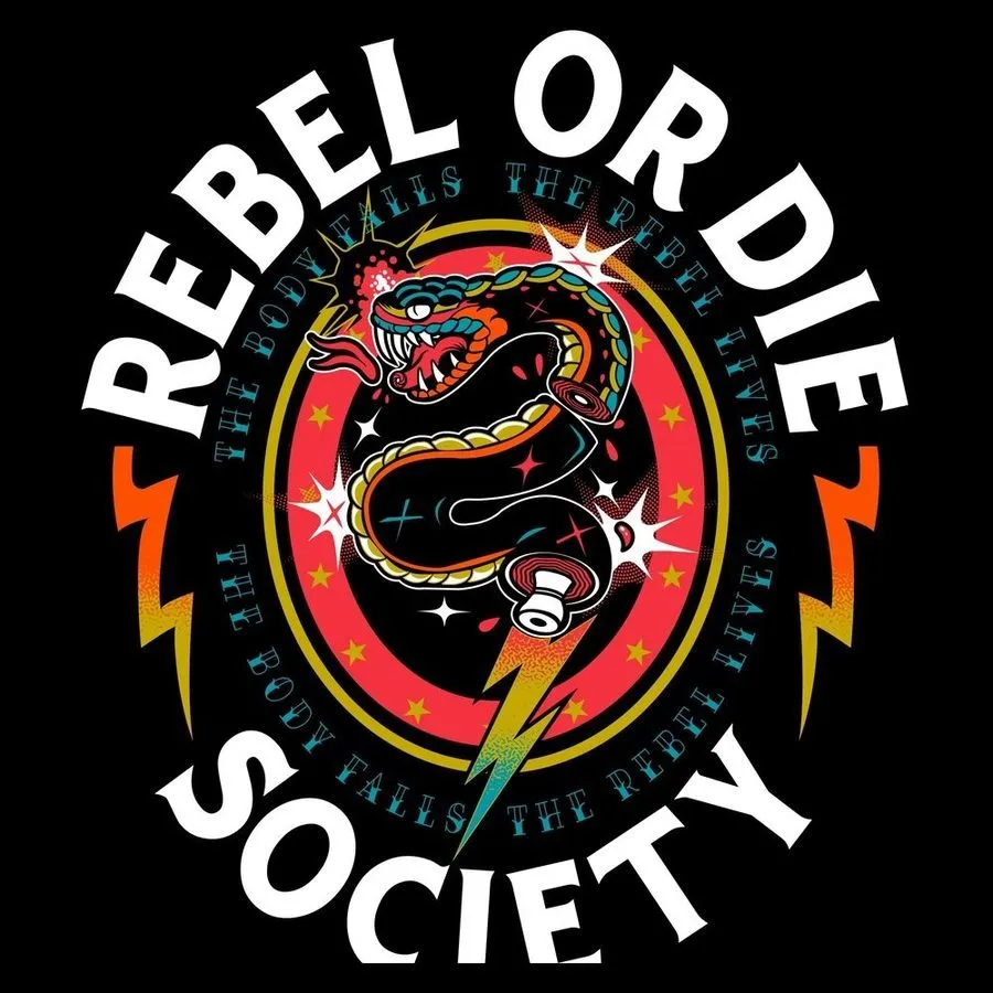 Rebel Or Die T-Shirt - Black sold by Grunt Style product image thumbnail 3