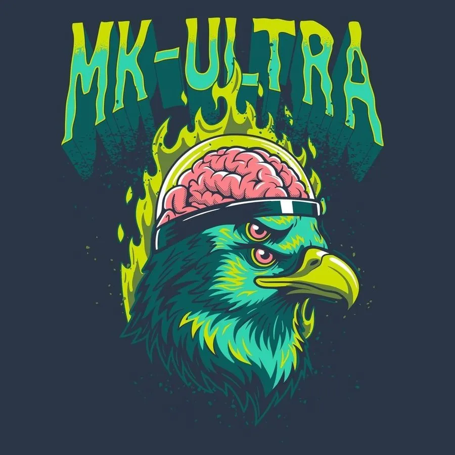 MK-Ultra T-Shirt - Midnight Navy sold by Grunt Style product image thumbnail 4