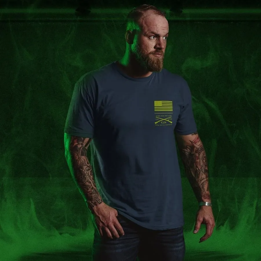 MK-Ultra T-Shirt - Midnight Navy sold by Grunt Style product image thumbnail 3