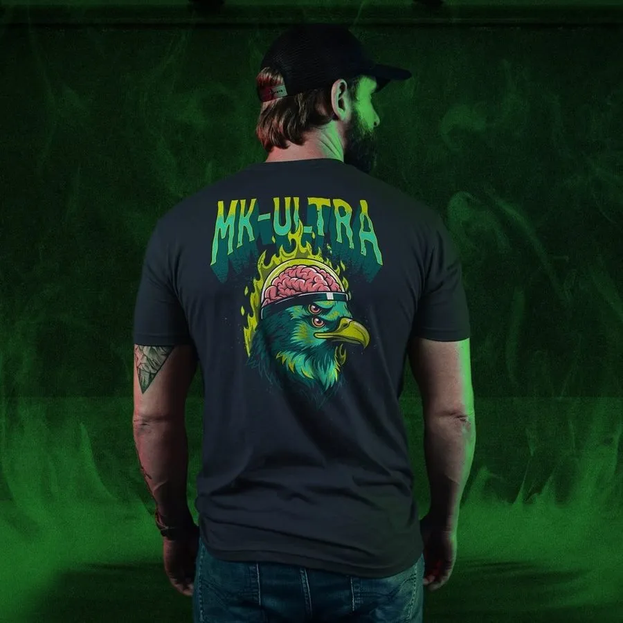MK-Ultra T-Shirt - Midnight Navy sold by Grunt Style product image thumbnail 2