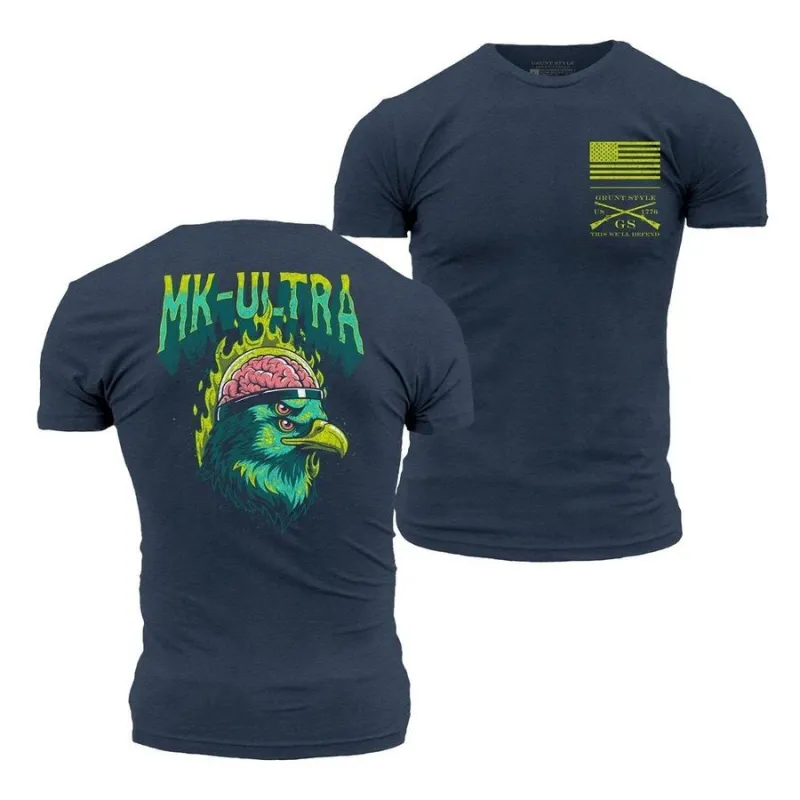 MK-Ultra T-Shirt - Midnight Navy made by Grunt Style