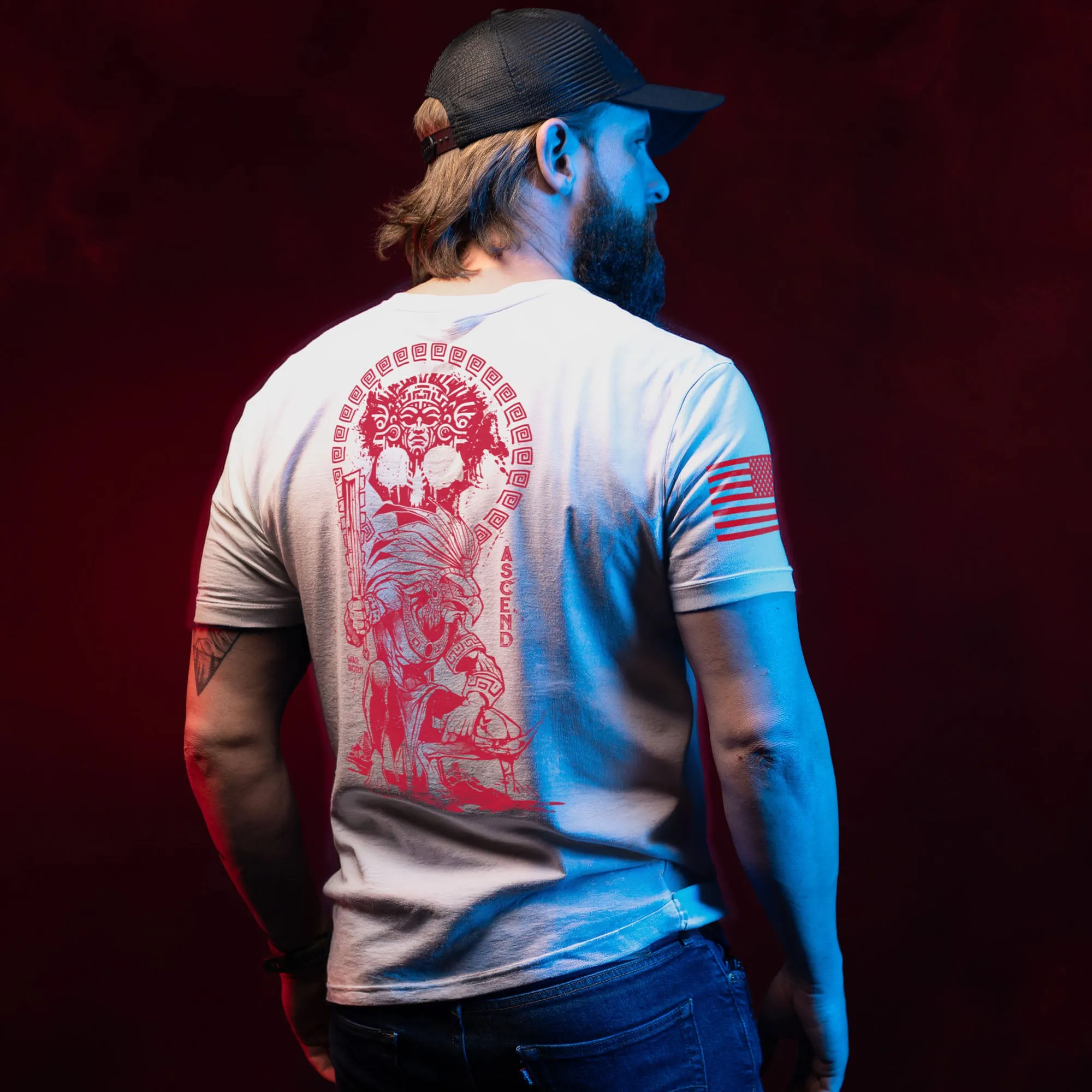 Blood Earns Honor T-Shirt - Sand sold by Grunt Style product image thumbnail 2