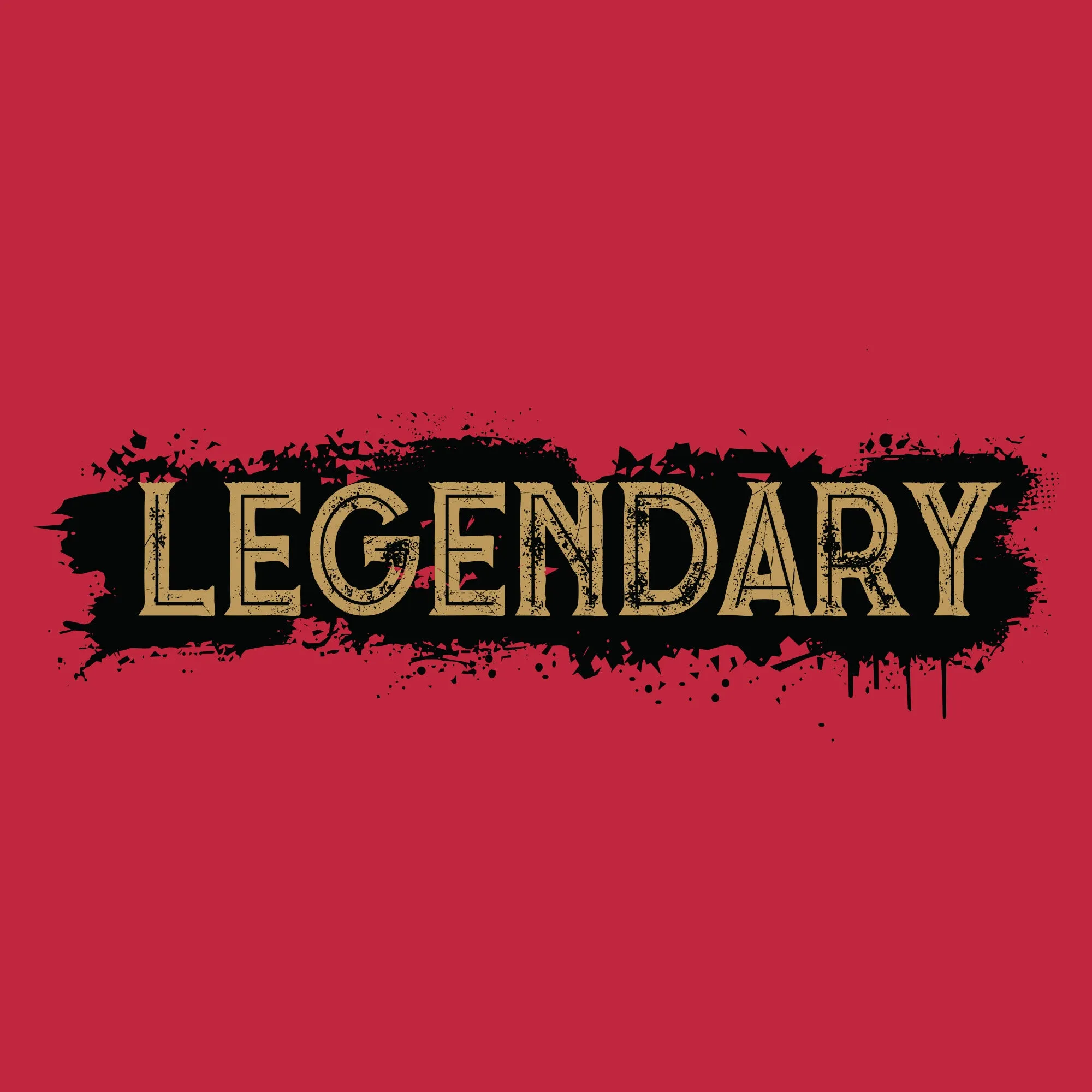 Legendary T-Shirt - Red sold by Grunt Style product image thumbnail 5