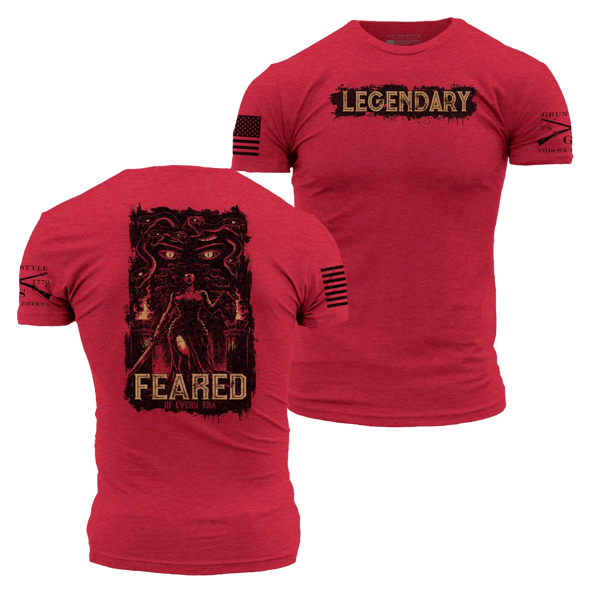 Legendary T-Shirt - Red sold by Grunt Style