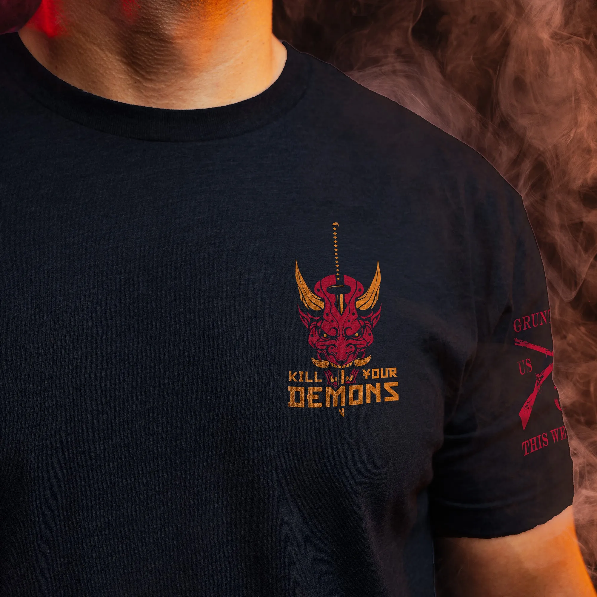 Bushido T-Shirt - Black sold by Grunt Style product image thumbnail 3