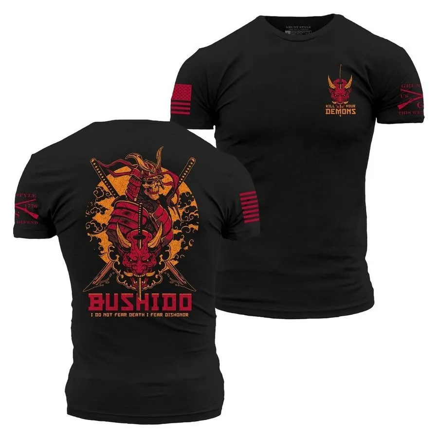Bushido T-Shirt - Black sold by Grunt Style
