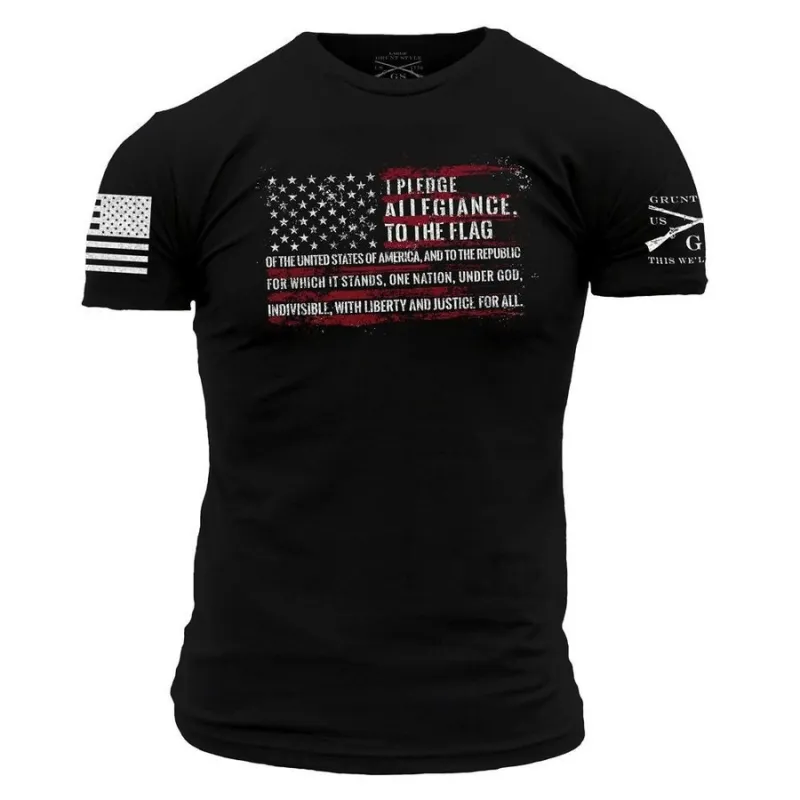 CFP Men's Pledge Tee - Black made by Grunt Style