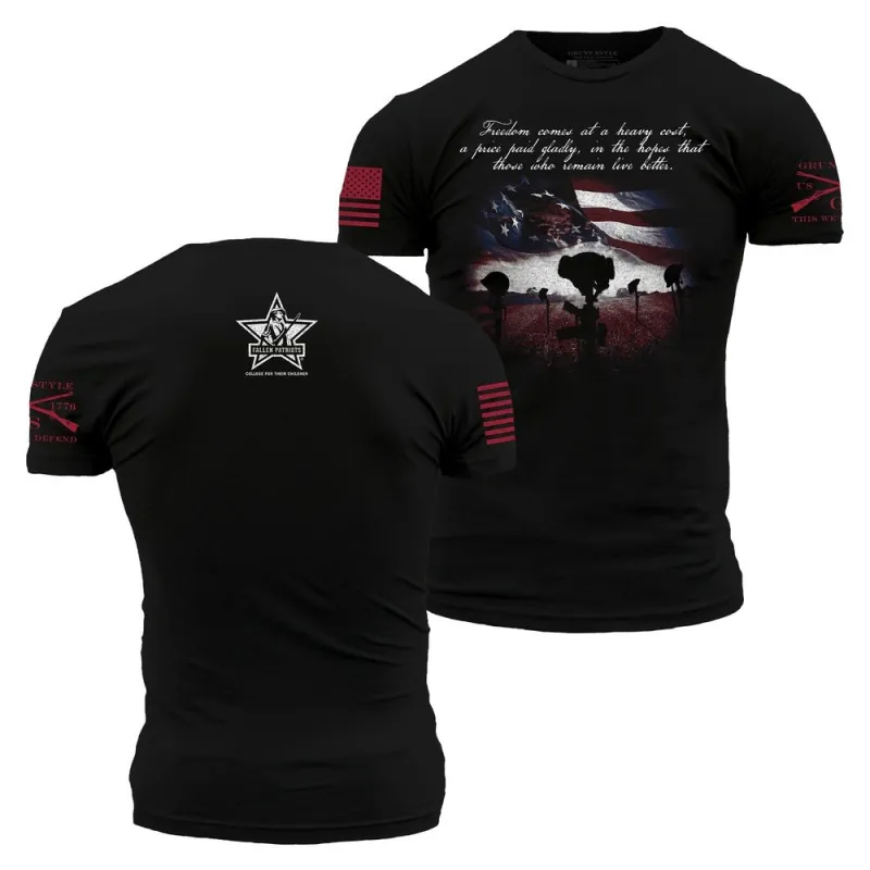 CFP Battlefield Cross Men's Tee - Black made by Grunt Style