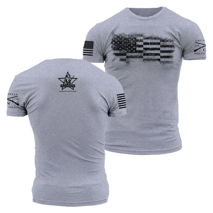 CFP Bar Flag Men's Tee - Heather Gray sold by Grunt Style
