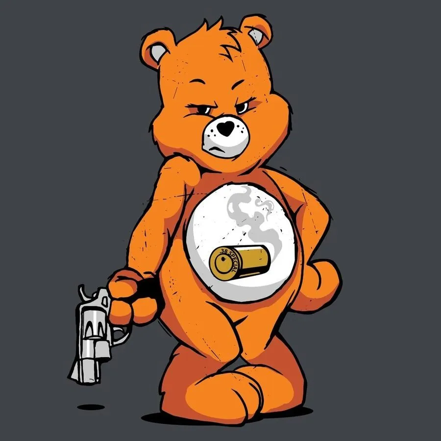 Women's Bang Bear Slim Fit T-Shirt - Heavy Metal sold by Grunt Style product image thumbnail 5
