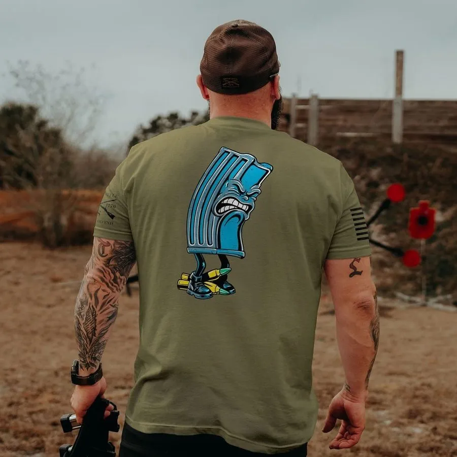 Mag Dump T-Shirt - Military Green sold by Grunt Style product image thumbnail 4